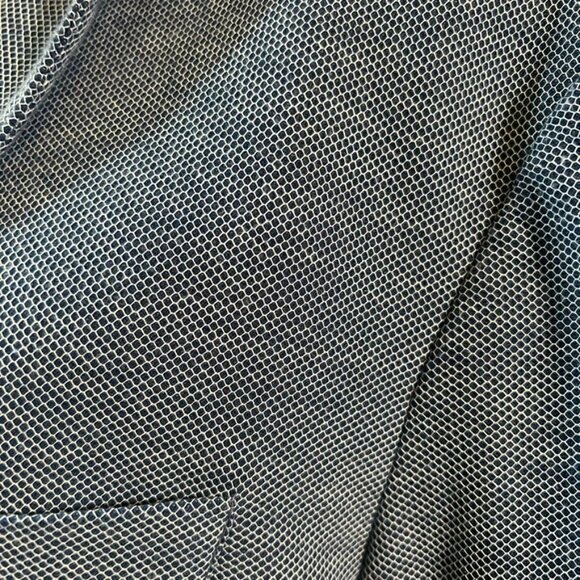 Zara Man  Blue & White  Design  Double Breasted  Blazer Size  44 USA / 54 EUR - Picture 3 of 9